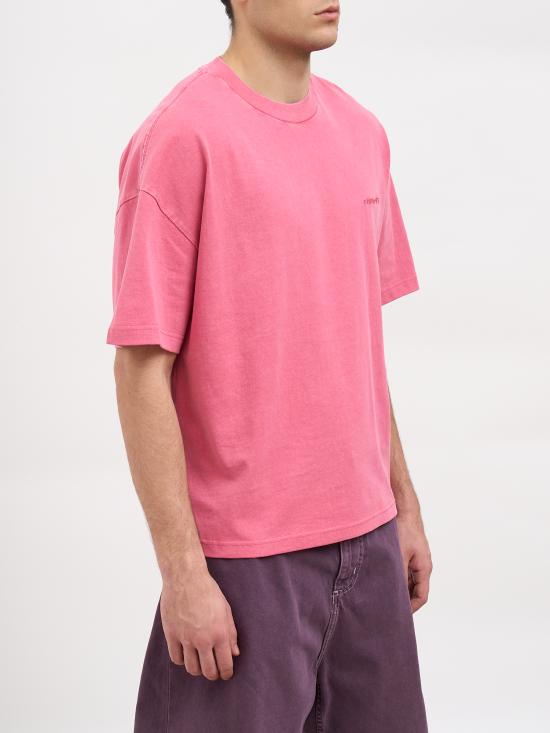 26SS 칼하트 WIP 반팔 티셔츠 NI0355903IJGD Pink - CARHARTT WIP