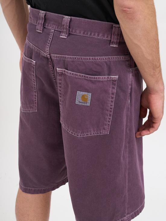 26SS 칼하트 WIP 데님 숏팬츠 NI0365043J14J Violet - CARHARTT WIP
