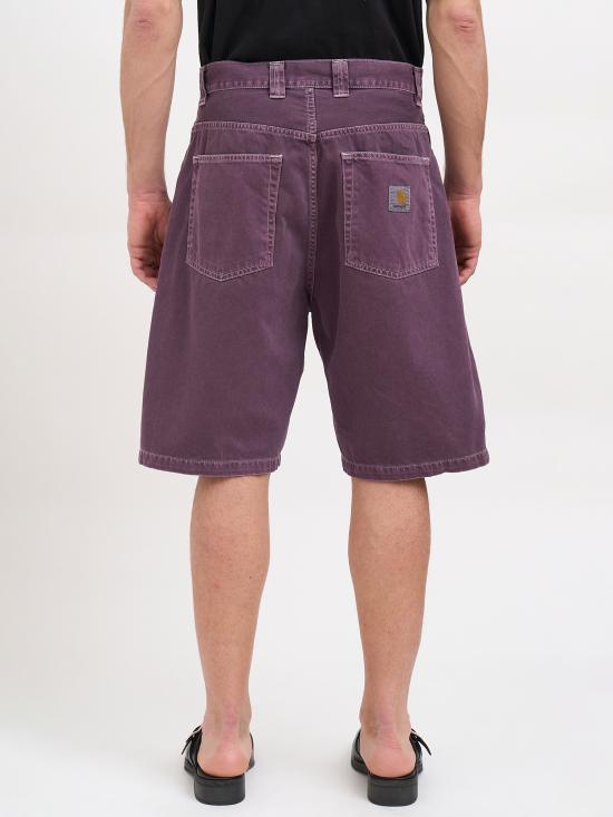 26SS 칼하트 WIP 데님 숏팬츠 NI0365043J14J Violet - CARHARTT WIP