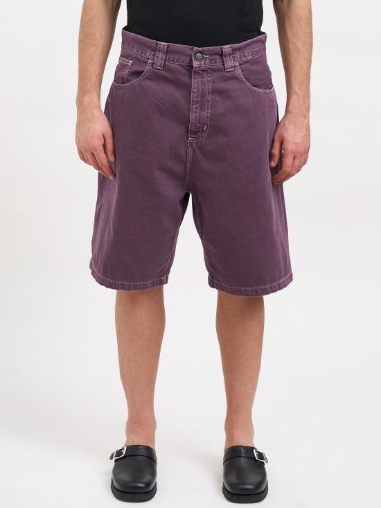 26SS 칼하트 WIP 데님 숏팬츠 NI0365043J14J Violet