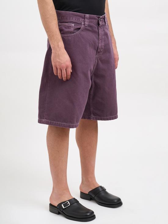 26SS 칼하트 WIP 데님 숏팬츠 NI0365043J14J Violet - CARHARTT WIP
