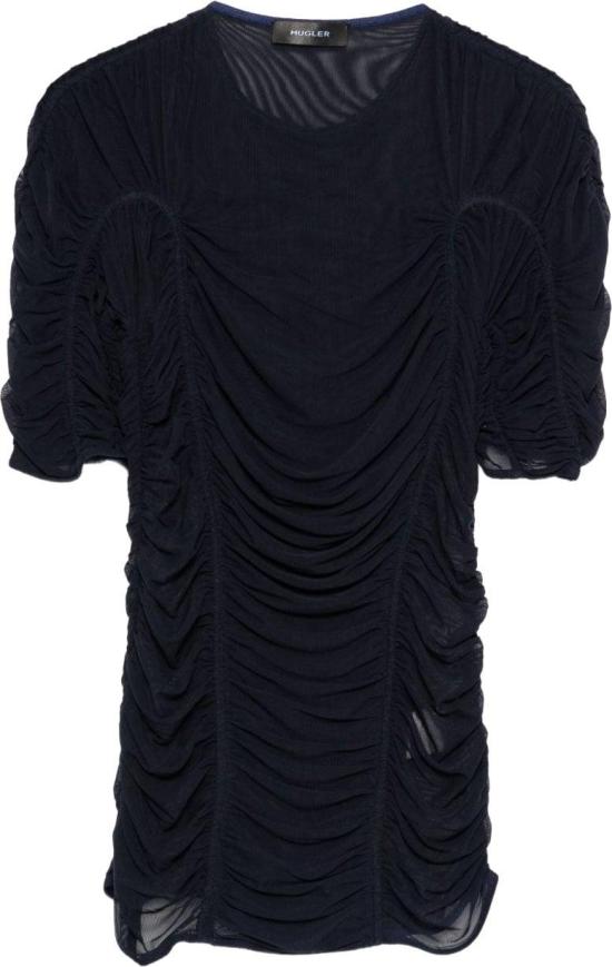 25FW 뮈글러 반팔 티셔츠 25F3TO08165956115 NAVY