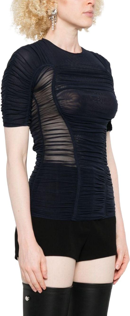 25FW 뮈글러 반팔 티셔츠 25F3TO08165956115 NAVY - MUGLER