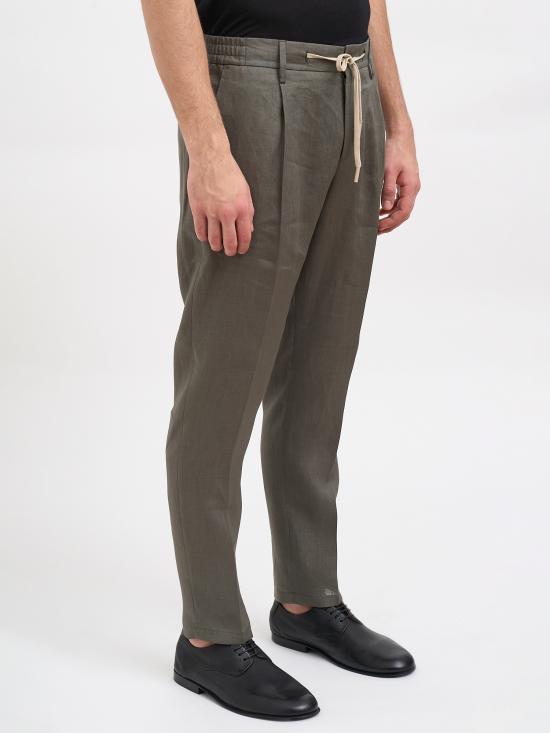 26SS 다니엘알렉산드리니 스트레이트 팬츠 NDUPL0002LI00094000 Green - DANIELE ALESSANDRINI