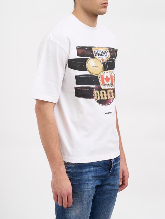 26SS 디스퀘어드2 반팔 티셔츠 NS78GD0113D20033100 White - DSQUARED2