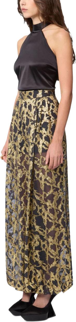 26SS 니나리찌 팔라초 팬츠 26PCPA022SE1420M9113 GOLD - NINA RICCI