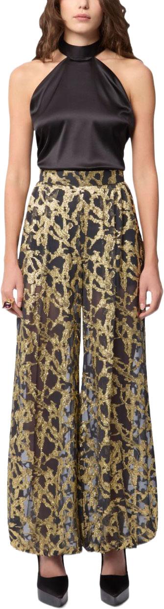 26SS 니나리찌 팔라초 팬츠 26PCPA022SE1420M9113 GOLD - NINA RICCI
