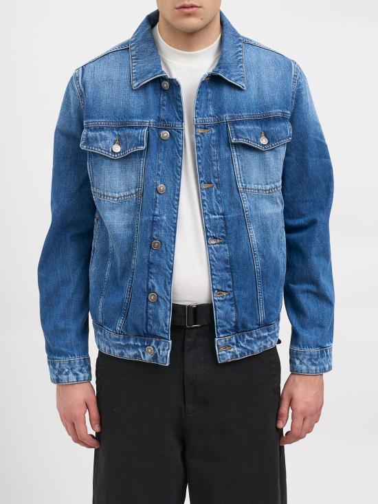 26SS 돈답 데님 자켓 NJU016DFE286LZ9800 Blue - DONDUP