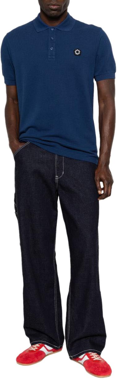 26SS 겐조 폴로 티셔츠 FG55PO1024PU75 NAVY - KENZO