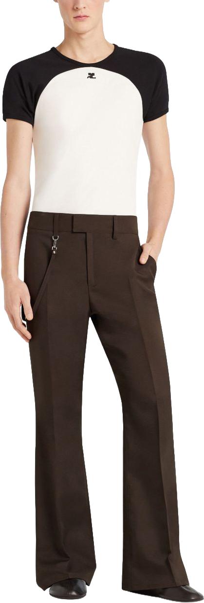 25FW 쿠레쥬 반팔 티셔츠 325JTS215JS02030098 DIVERS - COURREGES
