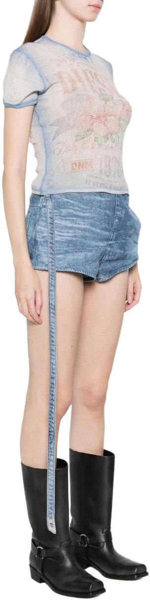 26SS 디젤 반팔 티셔츠 A235190HGCN8MMA WHITE - DIESEL