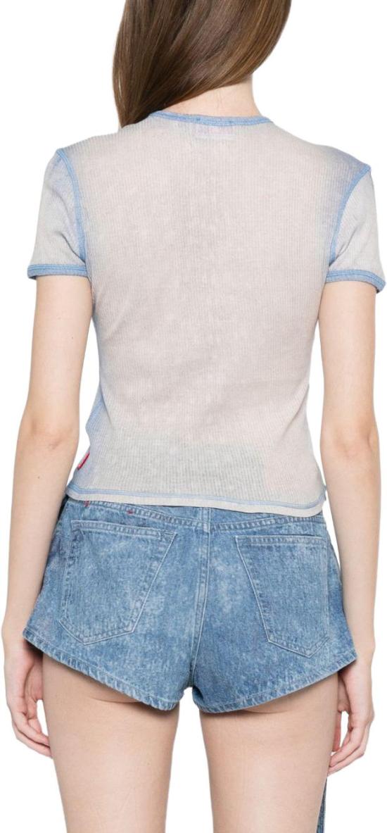 26SS 디젤 반팔 티셔츠 A235190HGCN8MMA WHITE - DIESEL