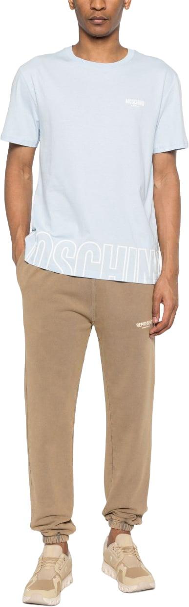 26SS 모스키노 반팔 티셔츠 A070844190306 LICHTBLUE - MOSCHINO