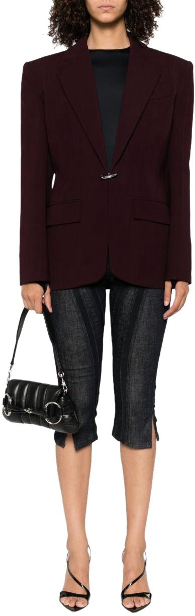 25FW 뮈글러 수트 자켓 25F1VE04181963402 MAROON - MUGLER