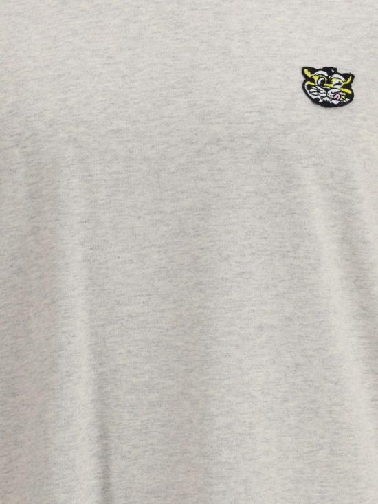 26SS 겐조 Wild Tiger 자수 티셔츠 FG55TS2054SG93 LICHTGREY - KENZO