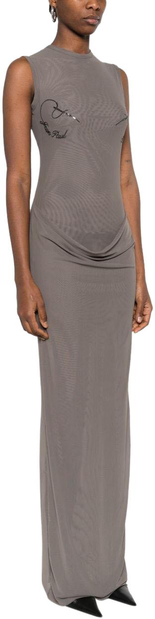 26SS 장 폴 고티에 롱 원피스 DR125M01604 TAUPE - JEAN PAUL GAULTIER