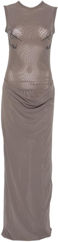 26SS 장 폴 고티에 롱 원피스 DR125M01604 TAUPE