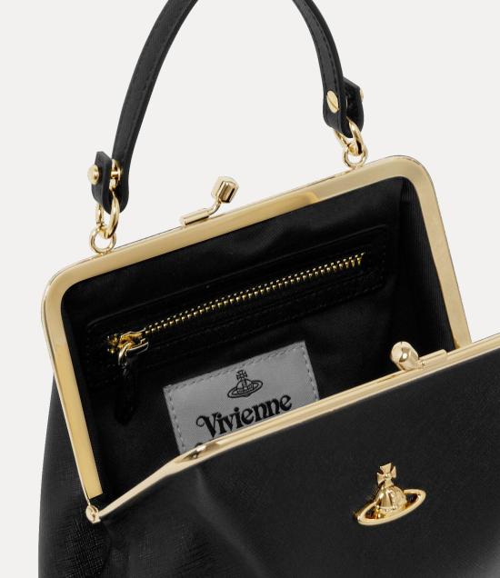26SS 비비안웨스트우드 그래니 프레임 퍼스 4B010007WS0021 N401 BLACK - VIVIENNE WESTWOOD