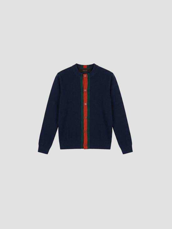 26SS 구찌 스웨터 866953XKFG6 4154 ABYSS BLUE GREEN RED