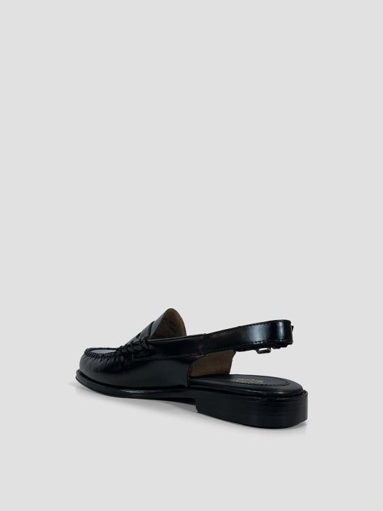 26SS 지 에이치 바스 로퍼 BA11004 000 BLACK LEATHER - GH BASS