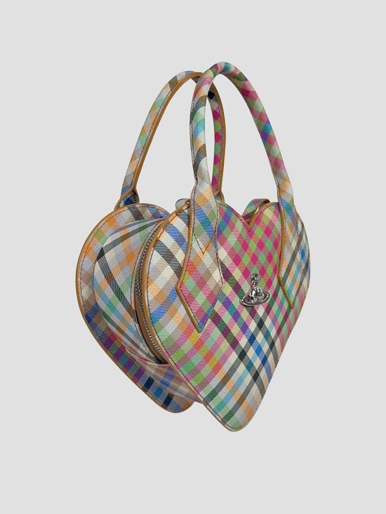 26SS 비비안웨스트우드 토트백 4802000SWS001S O315 HEATHER PLAID - VIVIENNE WESTWOOD