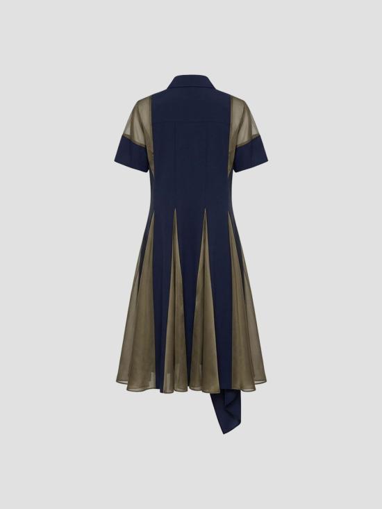 26SS 사카이 트렌치 코트 2608427 212 NAVY KHAKI - SACAI