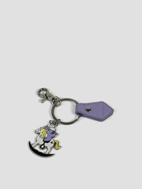 26SS 비비안웨스트우드 키링 8203012YUOM002G J402 LILAC PU GRAIN