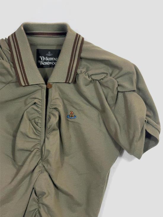 26SS 비비안웨스트우드 롱 원피스 16010051J00AU M411 COVERT GREEN - VIVIENNE WESTWOOD