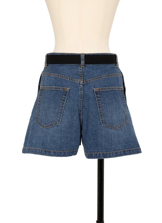 26SS 사카이 숏팬츠 2608435 010 BLACK BLUE - SACAI