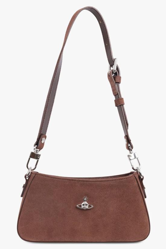 26SS 비비안웨스트우드 숄더백 5801000JWL00BK D402 DARK BROWN