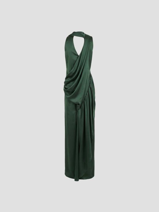 26SS 비비안웨스트우드 롱 원피스 110103AIW01CA M411 GREEN - VIVIENNE WESTWOOD