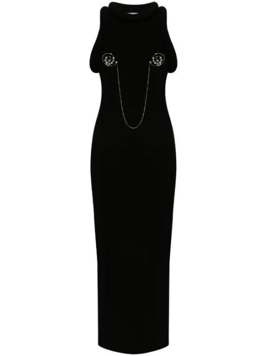 26SS 장 폴 고티에 롱 원피스 2602WDR147K035 00 BLACK