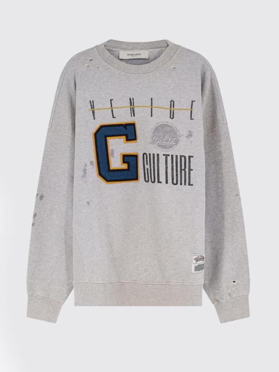 26SS 골든구스 긴팔 티셔츠 GUP02175P002409 60513 ALLUMINIUM MEL GREY