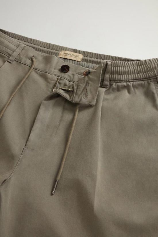 26SS 울리치 스트레이트 팬츠 CFWOTR2026MRUT5262 6667 SMOKEY OLIVE - WOOLRICH