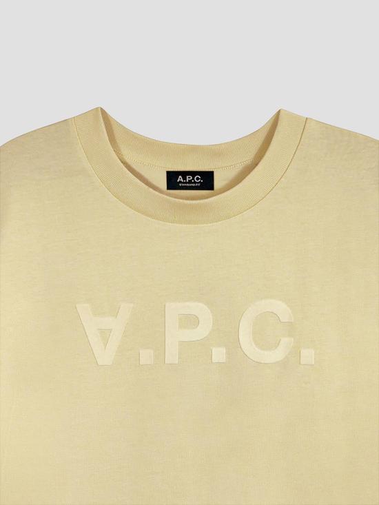 26SS 아페쎄 반팔 티셔츠 COHMBM26384 DLD JAUNE CLAIR - A.P.C.