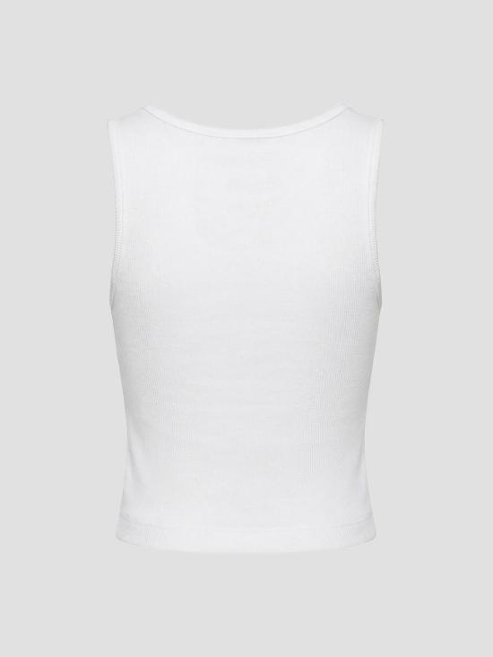 26SS 비비안웨스트우드 민소매 티셔츠 1G010011J009C A401 WHITE - VIVIENNE WESTWOOD