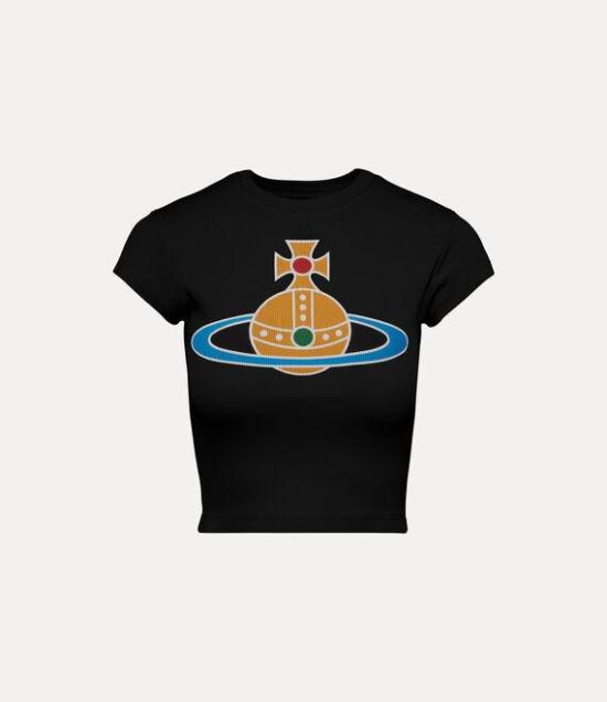 26SS 비비안웨스트우드 반팔 티셔츠 1G010018J009C P001 GREY MELANGE