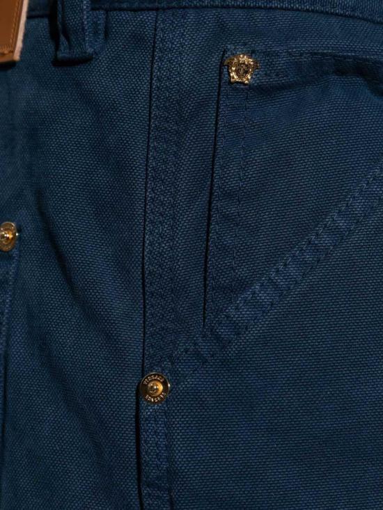 26SS 베르사체 치노 팬츠 10188871A129461UO60 NAVY - VERSACE