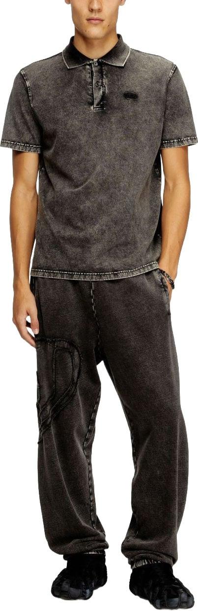 26SS 디젤 데님 이펙트 저지 폴로 티셔츠 A209550HGBX9XXA DONKERGREY - DIESEL