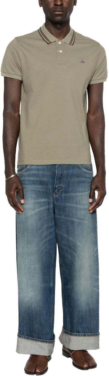 26SS 비비안웨스트우드 폴로 티셔츠 2H01000UJ00AUM411 LIME - VIVIENNE WESTWOOD