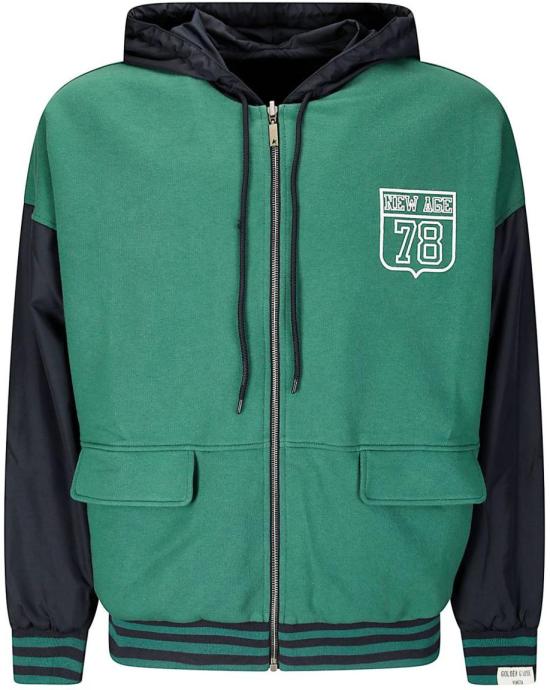 25SS 골든구스 후드 티셔츠 GUP02181P00186635912 DONKERGREEN