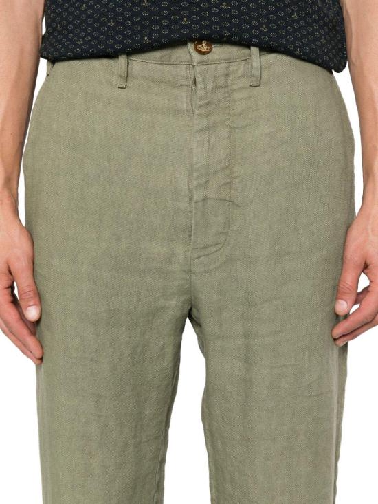 비비안웨스트우드 치노 팬츠 2F01000LW012EM404 LIME - VIVIENNE WESTWOOD