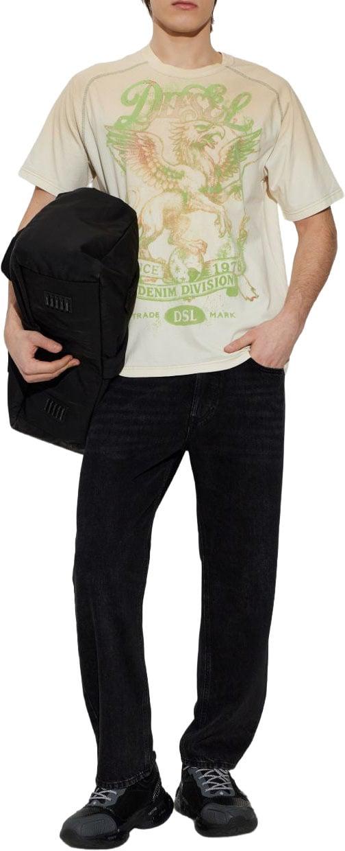 26SS 디젤 반팔 티셔츠 A237990SKBK1BN WHITE - DIESEL