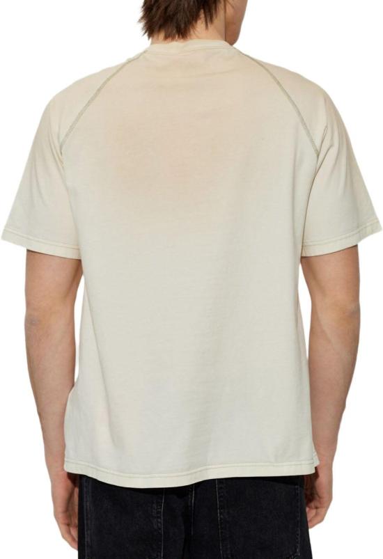 26SS 디젤 반팔 티셔츠 A237990SKBK1BN WHITE - DIESEL