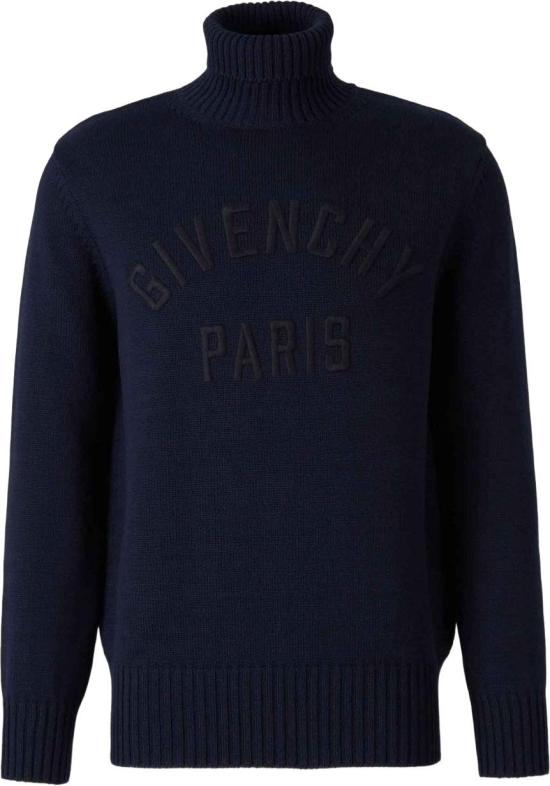 25FW 지방시 터틀넥 BM90VZ4YNM499 NAVY