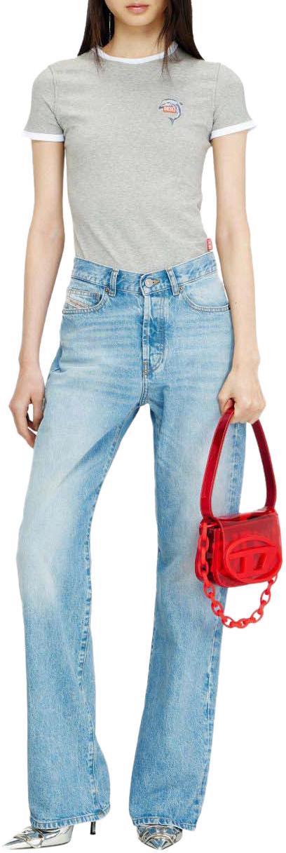 26SS 디젤 반팔 티셔츠 A219170QHHA9CB LICHTGREY - DIESEL