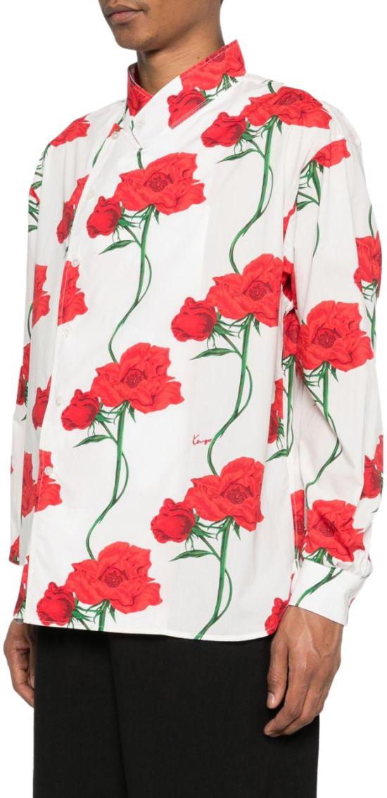 26SS 겐조 긴팔 셔츠 FG55CH4249O203 WHITE - KENZO