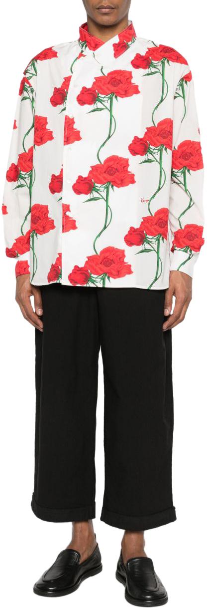 26SS 겐조 긴팔 셔츠 FG55CH4249O203 WHITE - KENZO