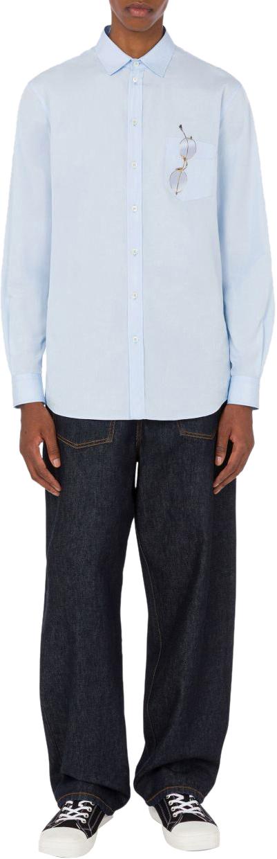 26SS 모스키노 긴팔 셔츠 V022902351293 LICHTBLUE - MOSCHINO