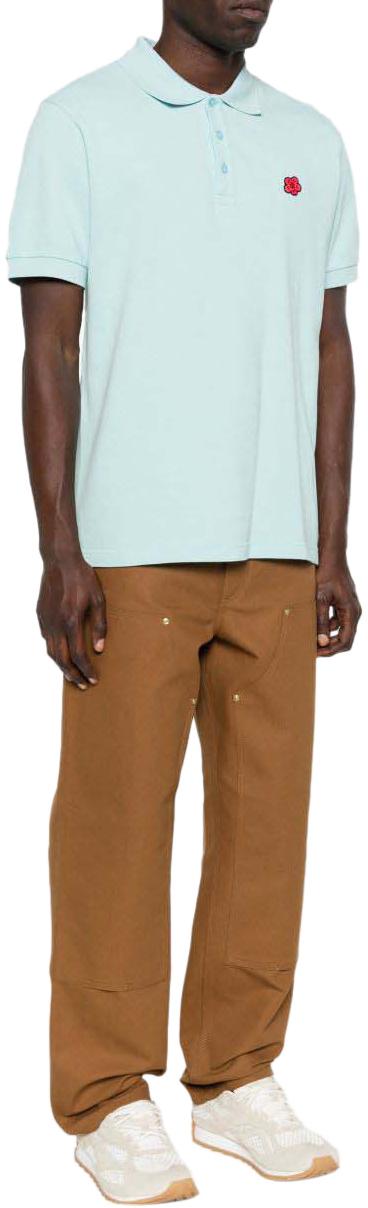 26SS 겐조 폴로 티셔츠 FF65PO1534PU62 LICHTBLUE - KENZO